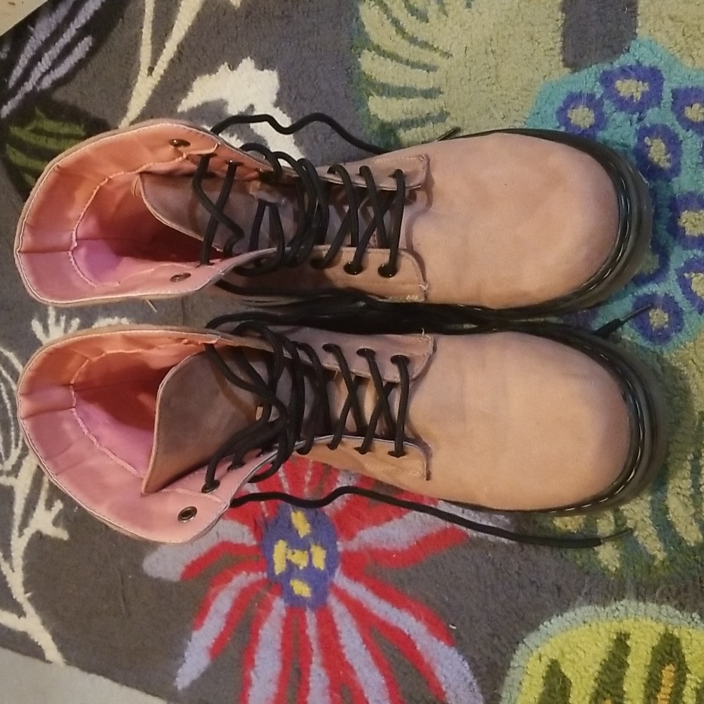 Pink boots